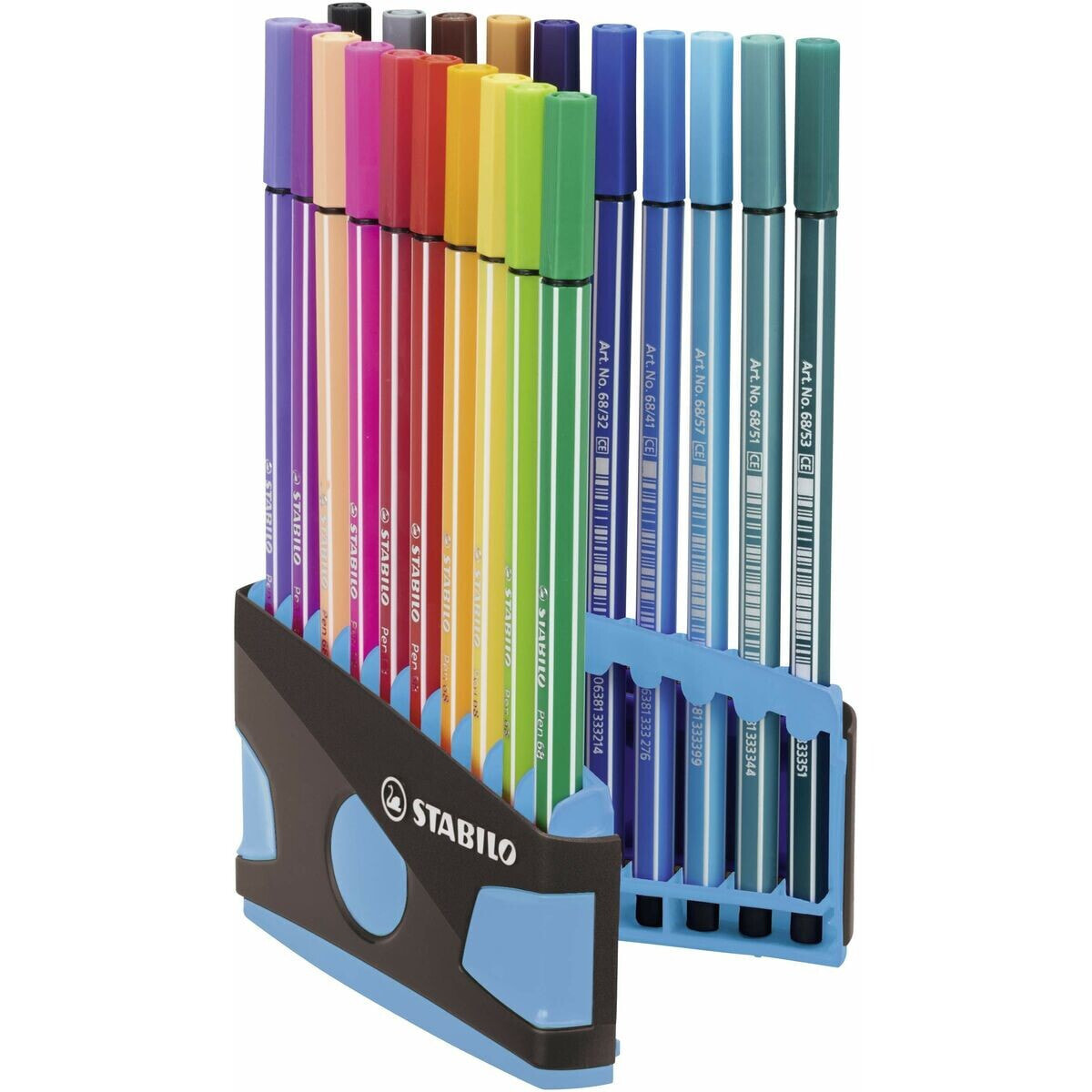 Set of Felt Tip Pens Stabilo Pen 68 Color Parade Case Multicolour