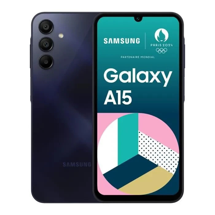 SAMSUNG Galaxy A15 Smartphone 128 GB Mitternachtsblau