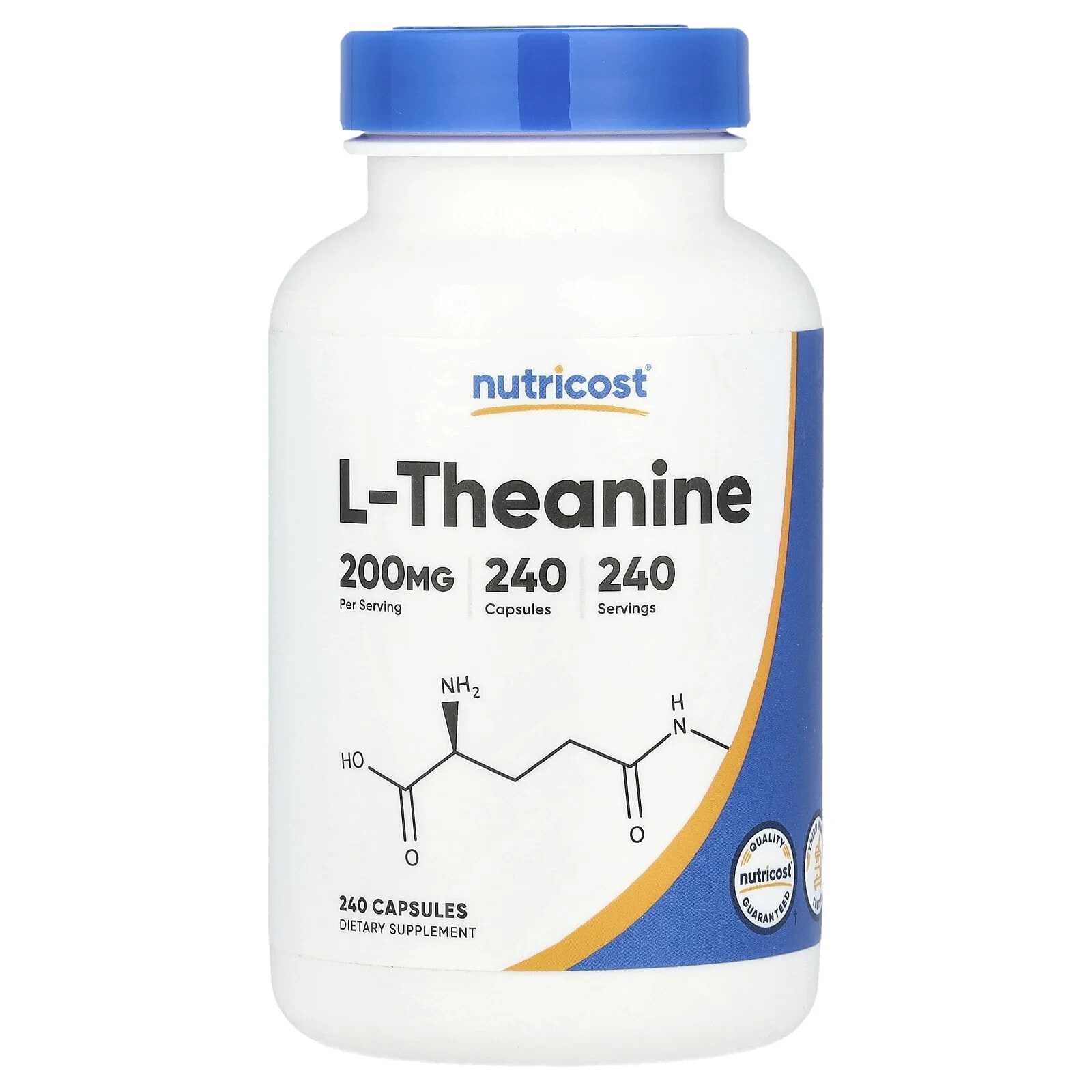 L-Theanine, 200 mg, 240 Capsules