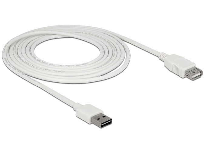 DeLOCK 85201 USB кабель 3 m 2.0 USB A Белый