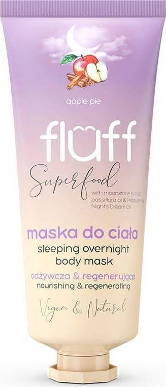 Крем или лосьон для тела Fluff FLUFF_Super Food Sleeping Overnight Body Mask odżywczo-regenerująca maska do ciała Szarlotka 150ml
