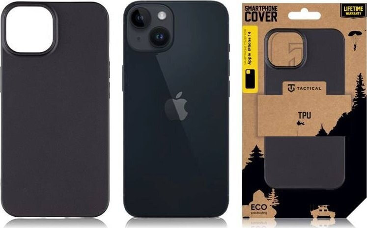 Tactical Tactical TPU Cover for Apple iPhone 14 Black standard