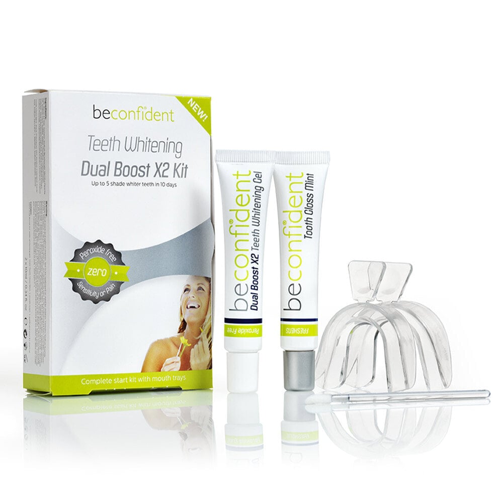 Средство для отбеливания зубов BECONFIDENT TEETH WHITENING dual boost X2 kit