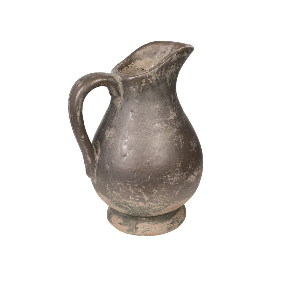 Decorative jug Romimex Brown Grey 23 x 31 x 20 cm