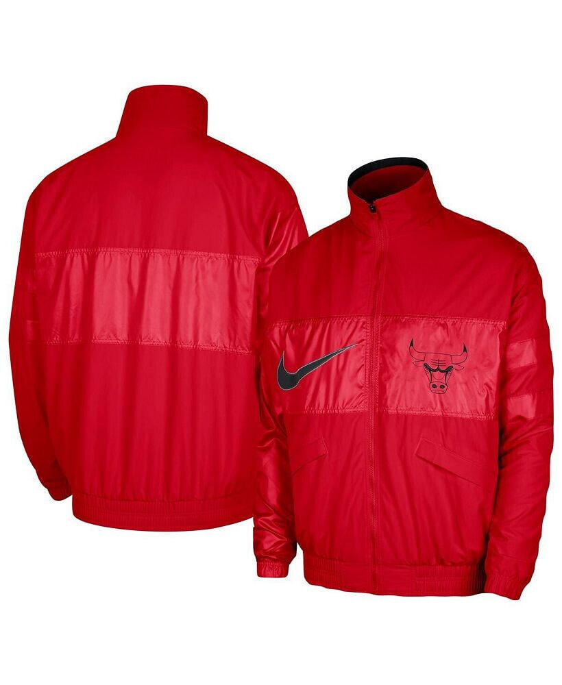 Nike men's Red Chicago Bulls Courtside Versus Capsule Full-Zip Jacket