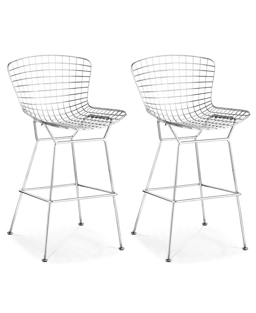 Zuo wire Bar Chair, Set of 2