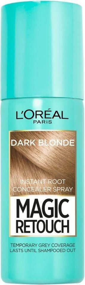 L'Oreal Paris Magic Retouch Instant Root Concealer Spray Dark Blonde Спрей-корректор для отросших корней, оттенок темный блонд 75 мл