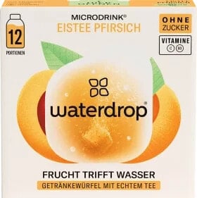 Getränkewürfel Microdrink Eistee Pfirsich (12 Stück), 25,2 g