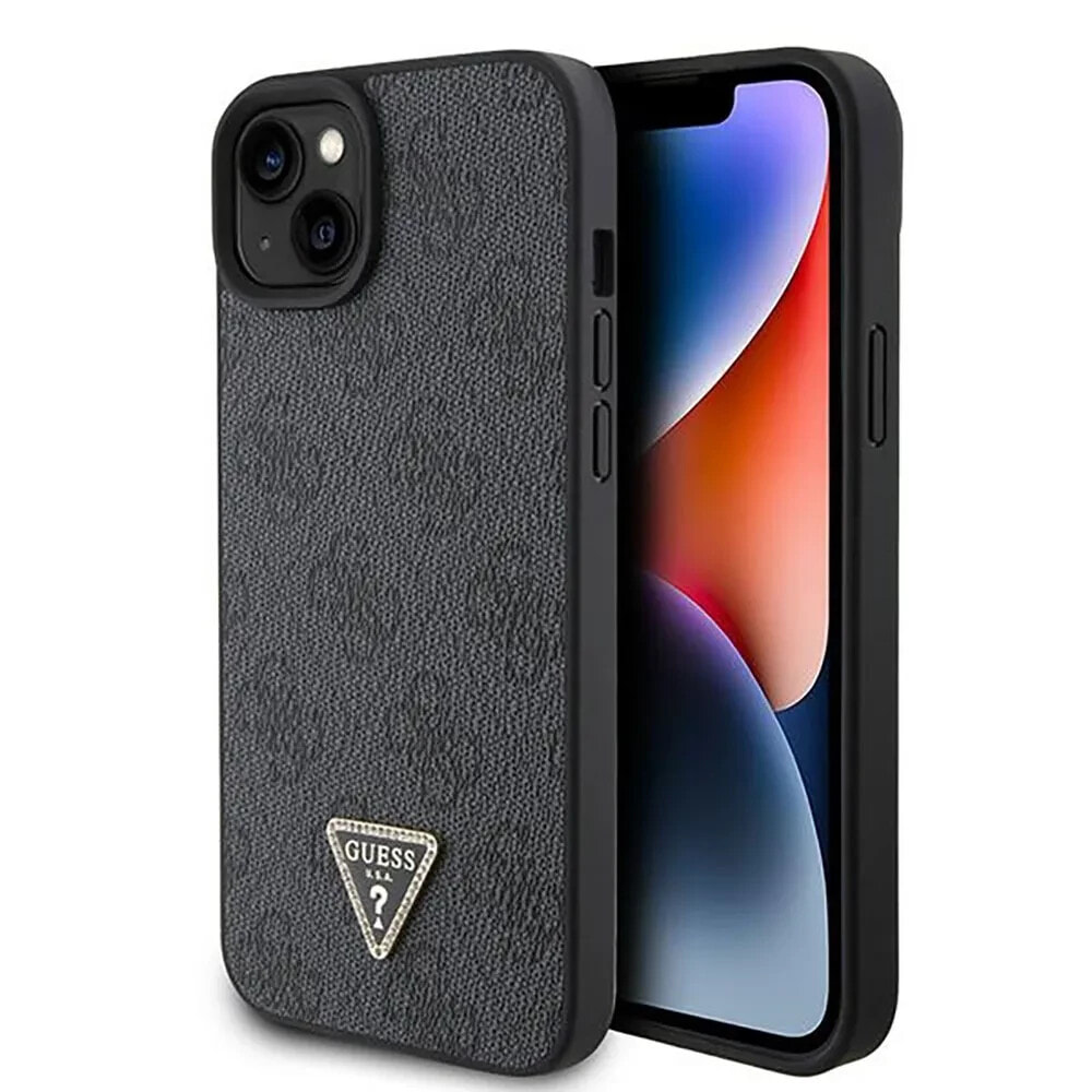 GUESS Guhcp15Sp4Tdpk iPhone 151413 6.1 Leather 4G Diamond Triangle phone case