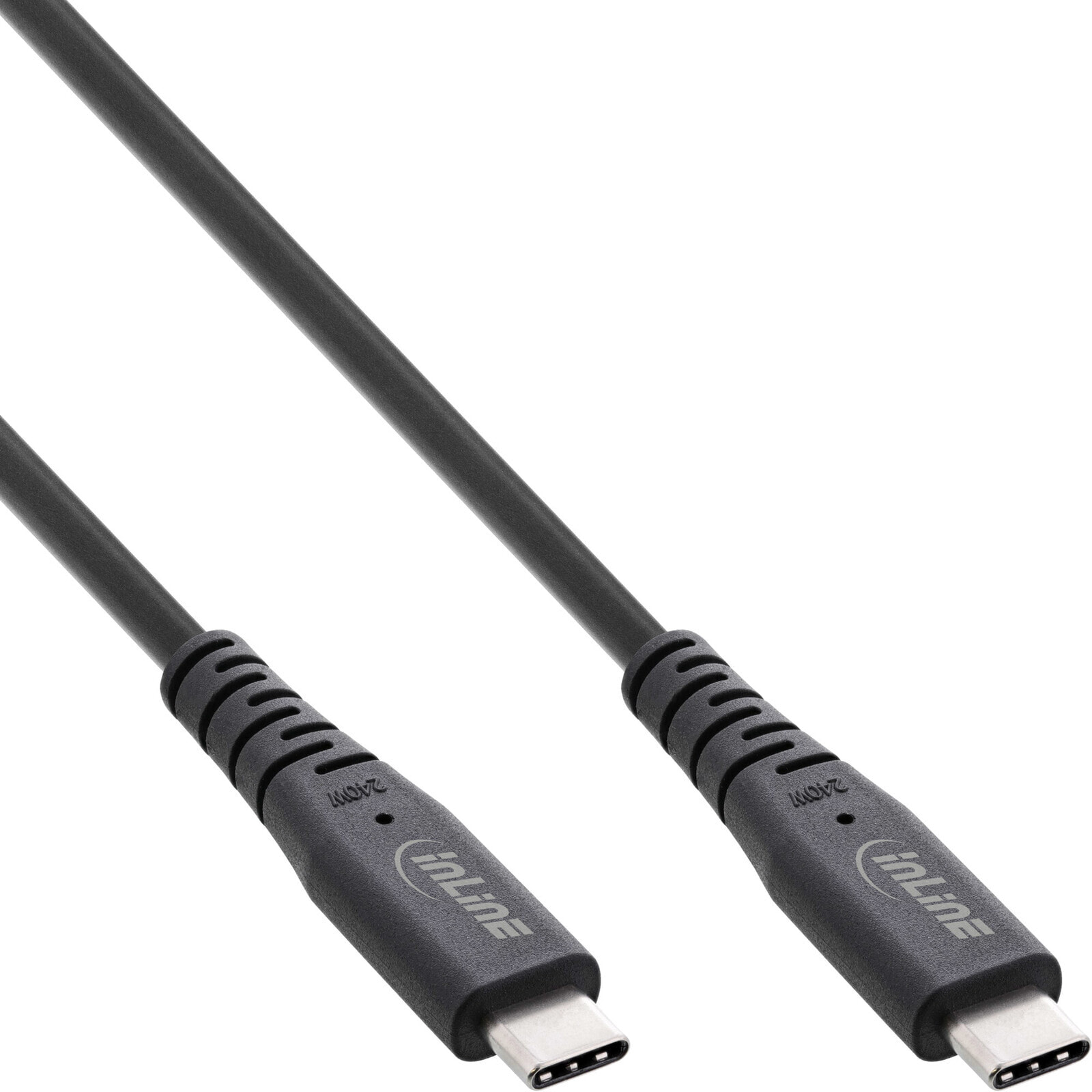 InLine USB4 cable - USB-C male/male - PD 240W - 8K60Hz - TPE black 2m