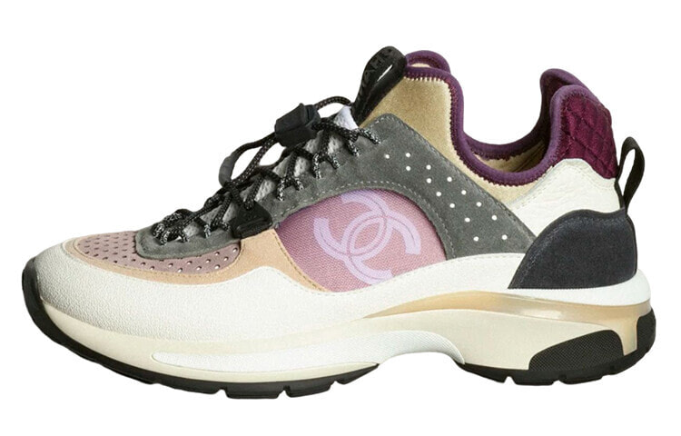 CHANEL Women's Sneaker 'White Grey Purple' Women's