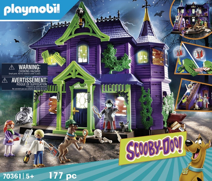 Набор с элементами конструктора Playmobil SCOOBY-DOO! 70361 Приключения в таинственном особняке