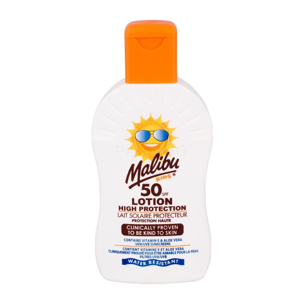 Malibu Kids SPF50 200 ml sonnenschutz wasserfest für Kinder