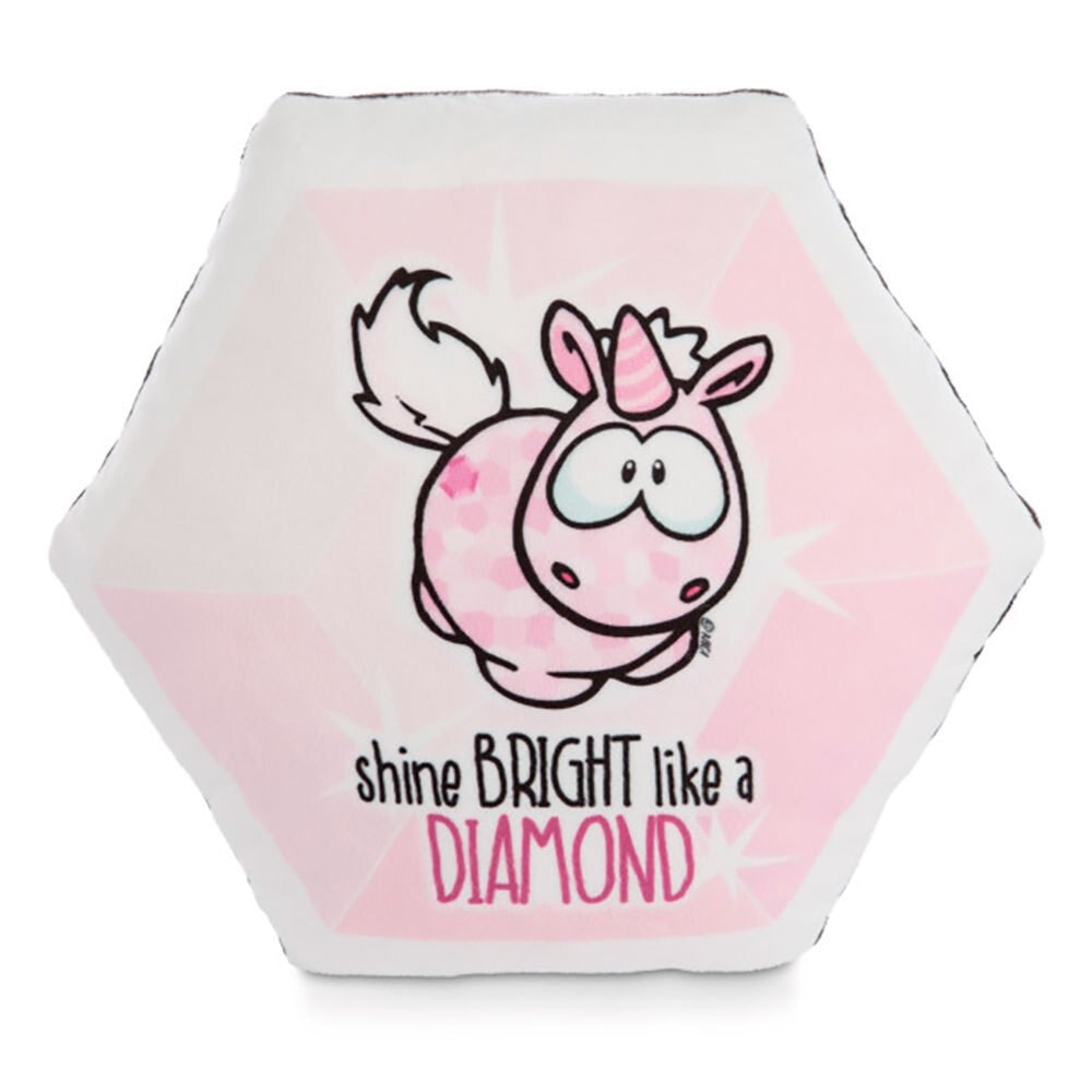 NICI Cushion Diamond-Shaped Unicorn Pink Diamond