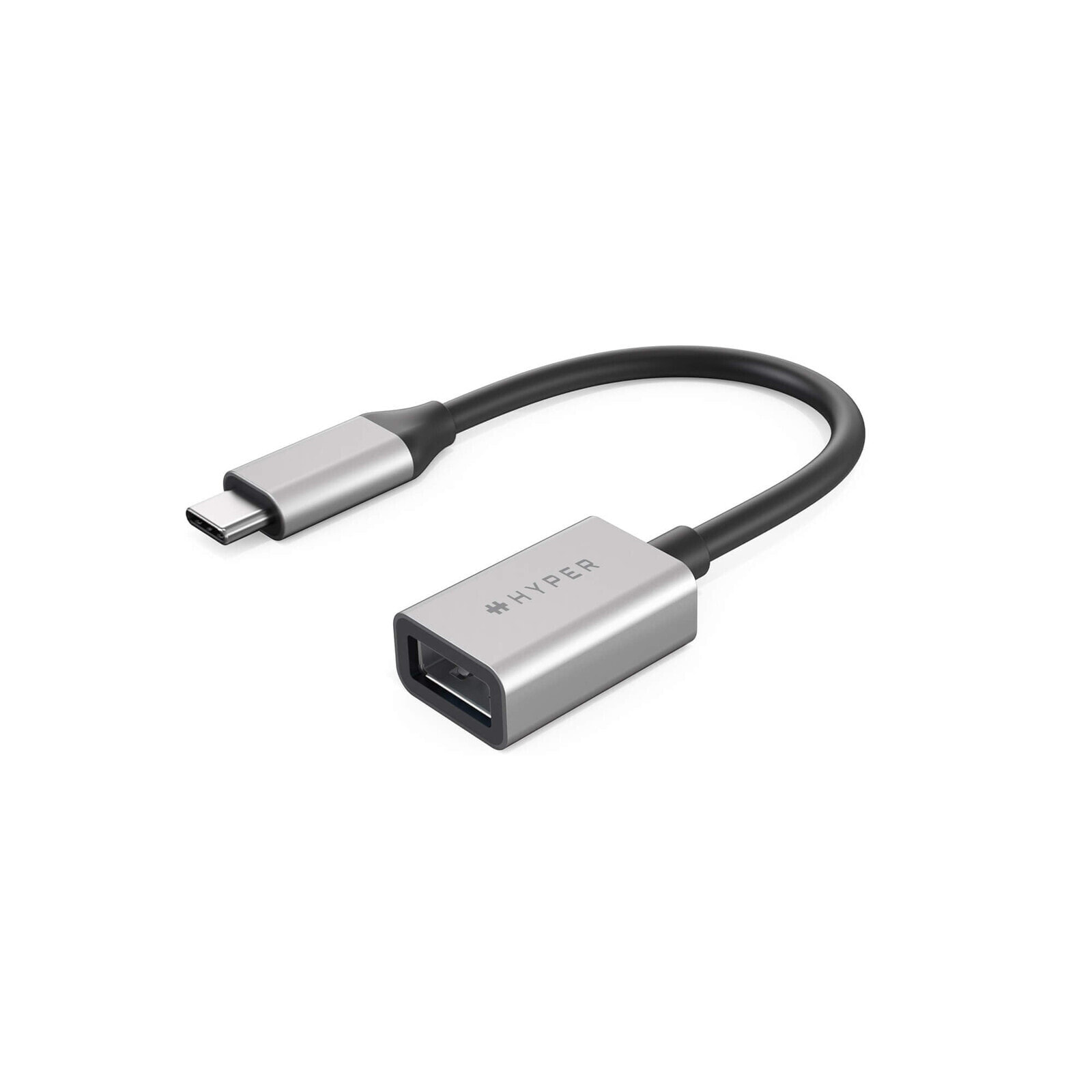 HYPER HD425D-GL - 0.0176 m - USB C - USB A - USB 3.2 Gen 2 (3.1 Gen 2) - Black - Silver