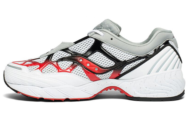 Saucony Excursion Grid Web 复古 低帮 跑步鞋 男款 白红黑 M宽 / Кроссовки Saucony Excursion Grid Web S70466-2