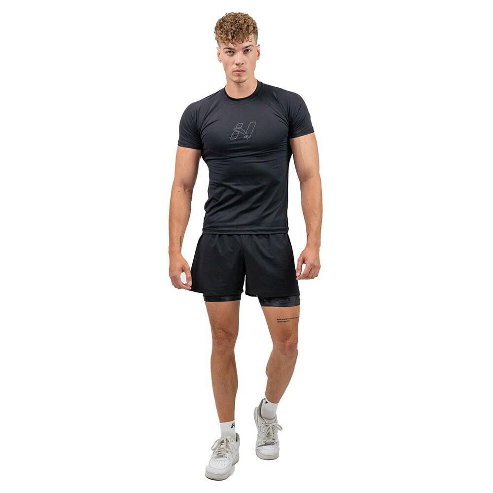 NEBBIA Workout Compression Endurance 346 Short Sleeve T-Shirt