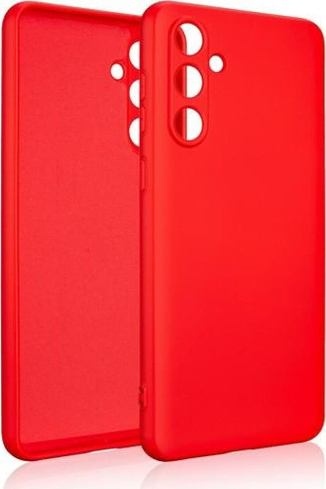 Beline Beline Etui Silicone Samsung M55 M556 czerwony/red