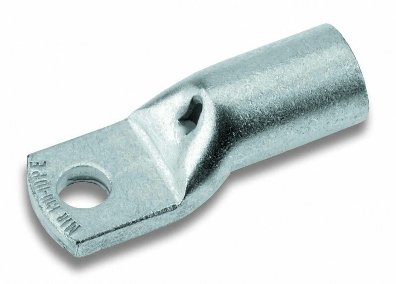 180726 - Tubular ring lug - Tin - Angled - Metallic - 25 mm² - 1.5 cm