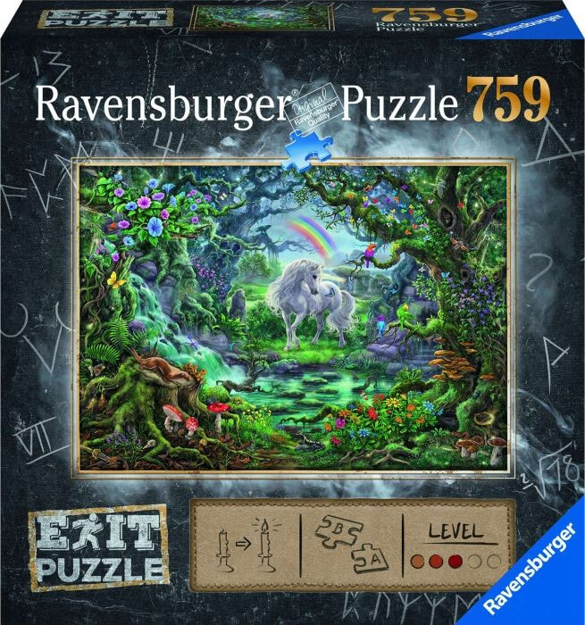 Пазл Ravensburger, с изображением Das Einhorn 759 деталей