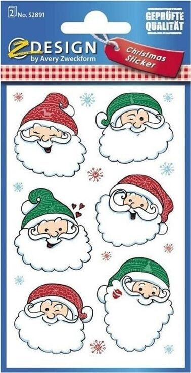 Avery Zweckform Christmas Stickers - Santa Claus