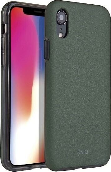 чехол силиконовый хаки iPhone Xr Uniq