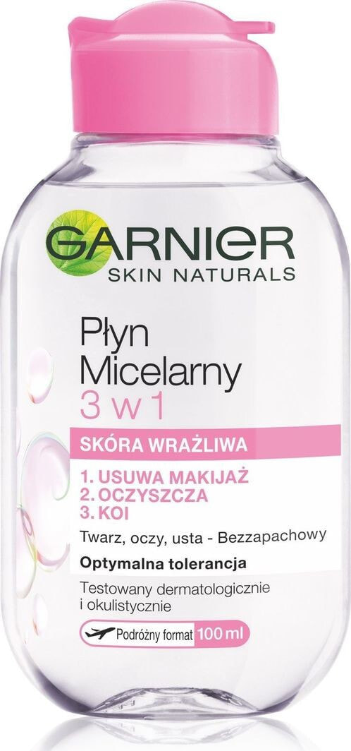 Влажная салфетка для лица Garnier Skin Naturals Płyn micelarny 3w1 - skóra wrażliwa 100ml