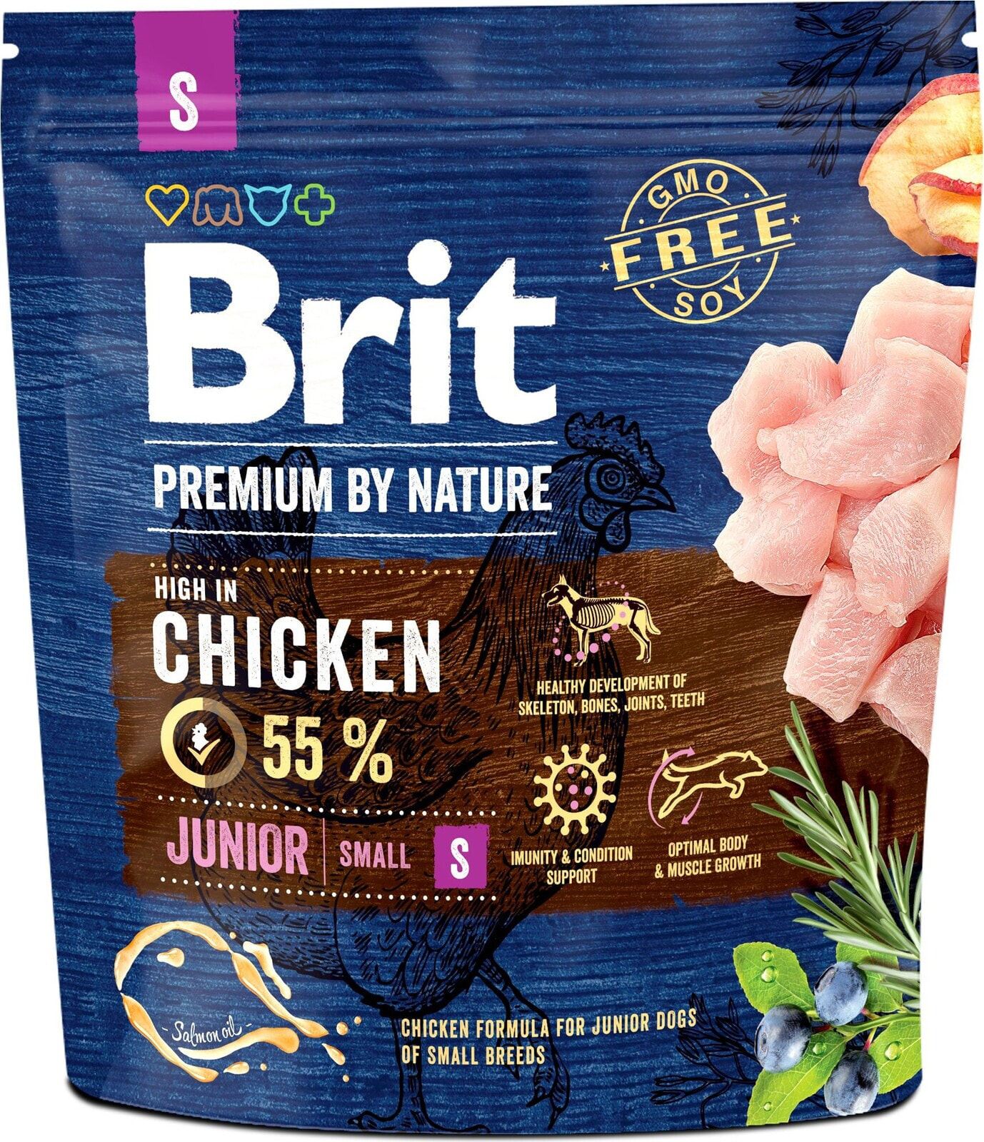 Brit Premium By Nature Junior S Small 1kg