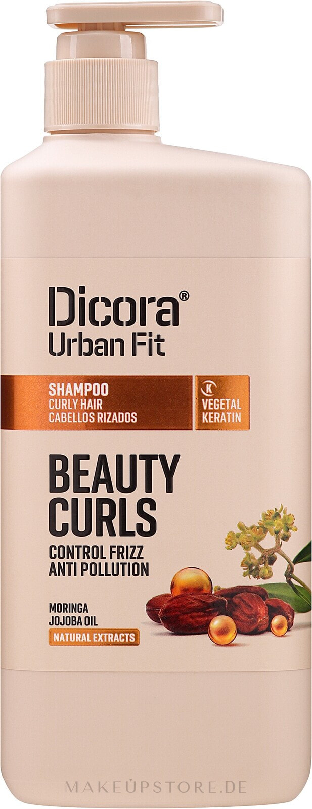 Shampoo für lockiges Haar - Dicora Urban Fit Shampoo Beauty Curls