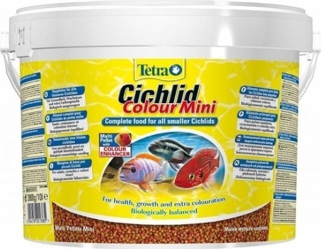 Корм для рыб Tetra Cichlid Colour Mini 10 L