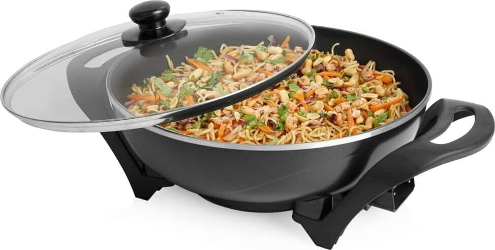 Tristar Patelnia typu WOK elektryczna PZ-9130, 1500 W, 4,5 L, czarna