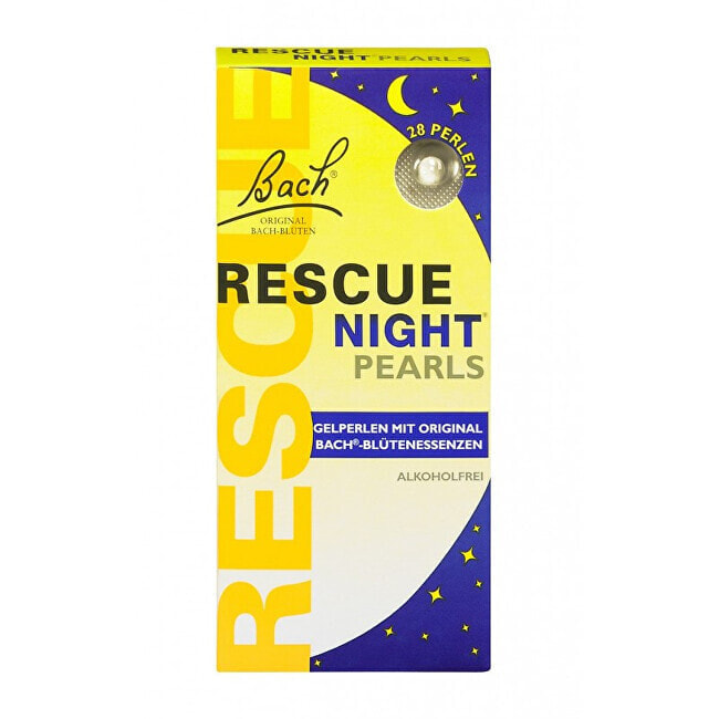 Витамины или БАД для хорошего сна Bachovy květové esence Rescue® Night pearls 28 pcs