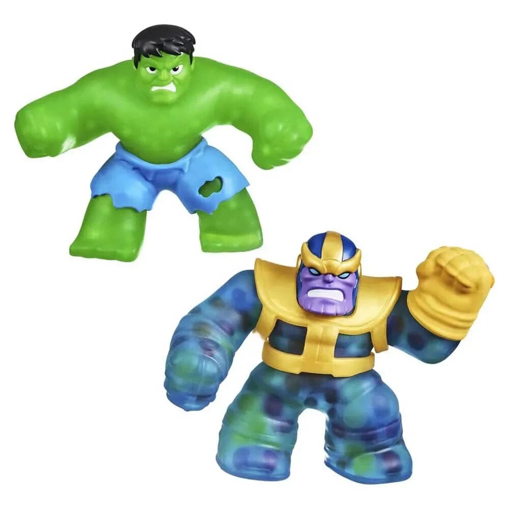 BANDAI 2 Goo Jit Zu Heroes Hulk Vs Thanos Figure