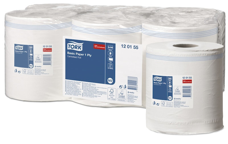 Tork 120155 Бумажное полотенце 1 слойные  300 м  200 мм  х 18,7 см Белый