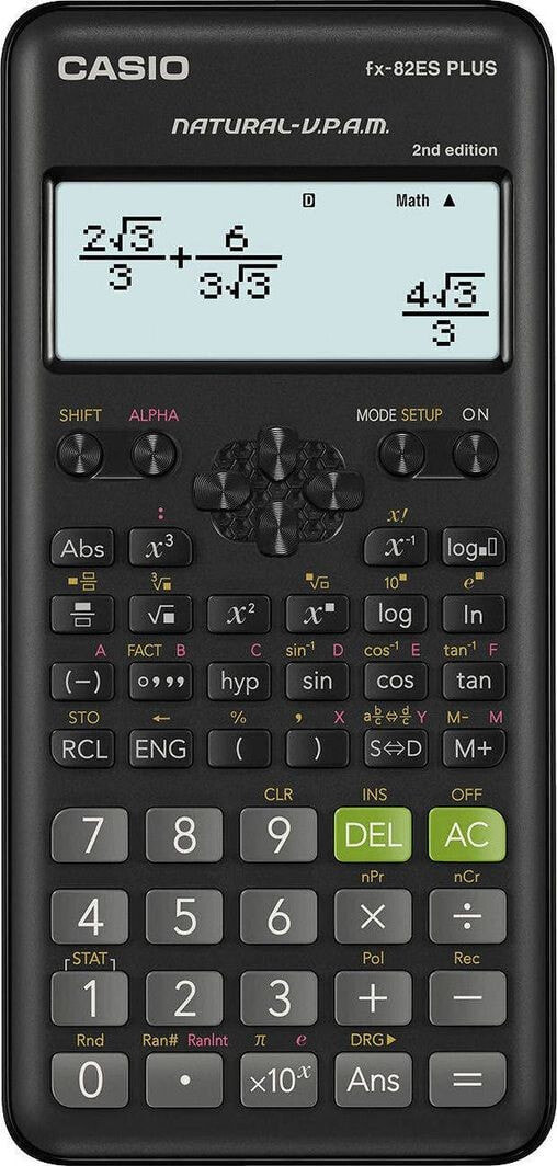 Casio calculator black (FX-82ESPLUS-2-SETD)