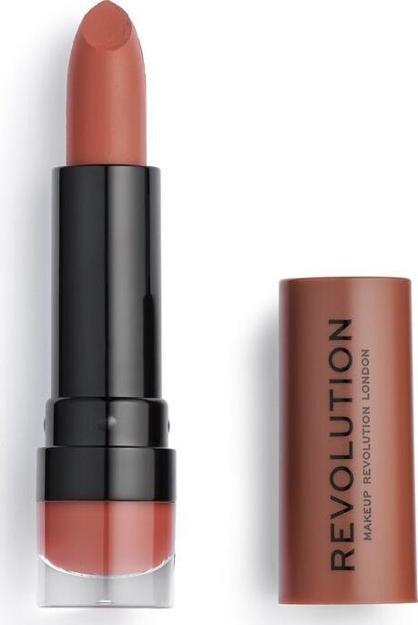 Makeup Revolution Matte LIpstick Rogue 124 Матовая губная помада c насыщенным цветом