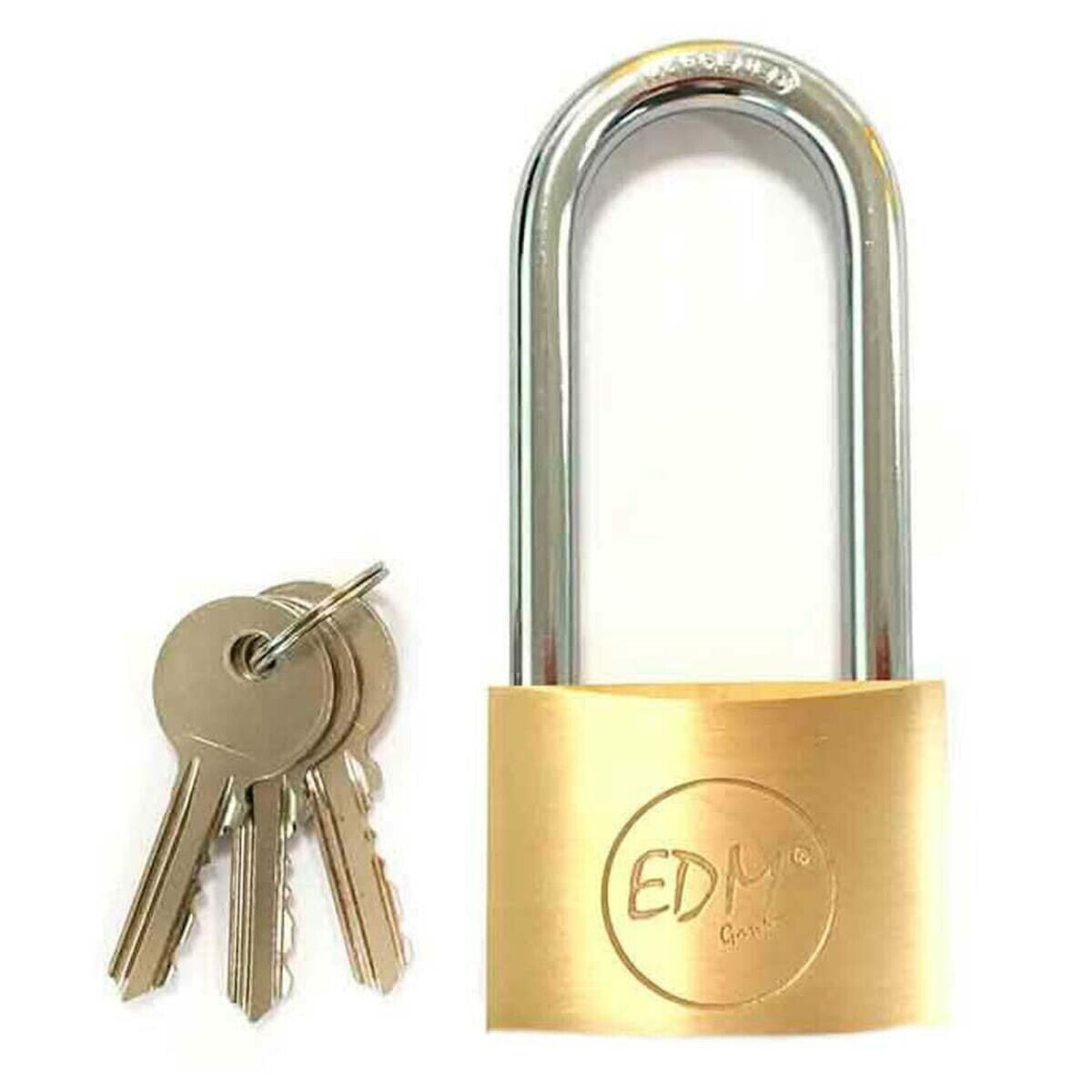 Key padlock EDM Brass