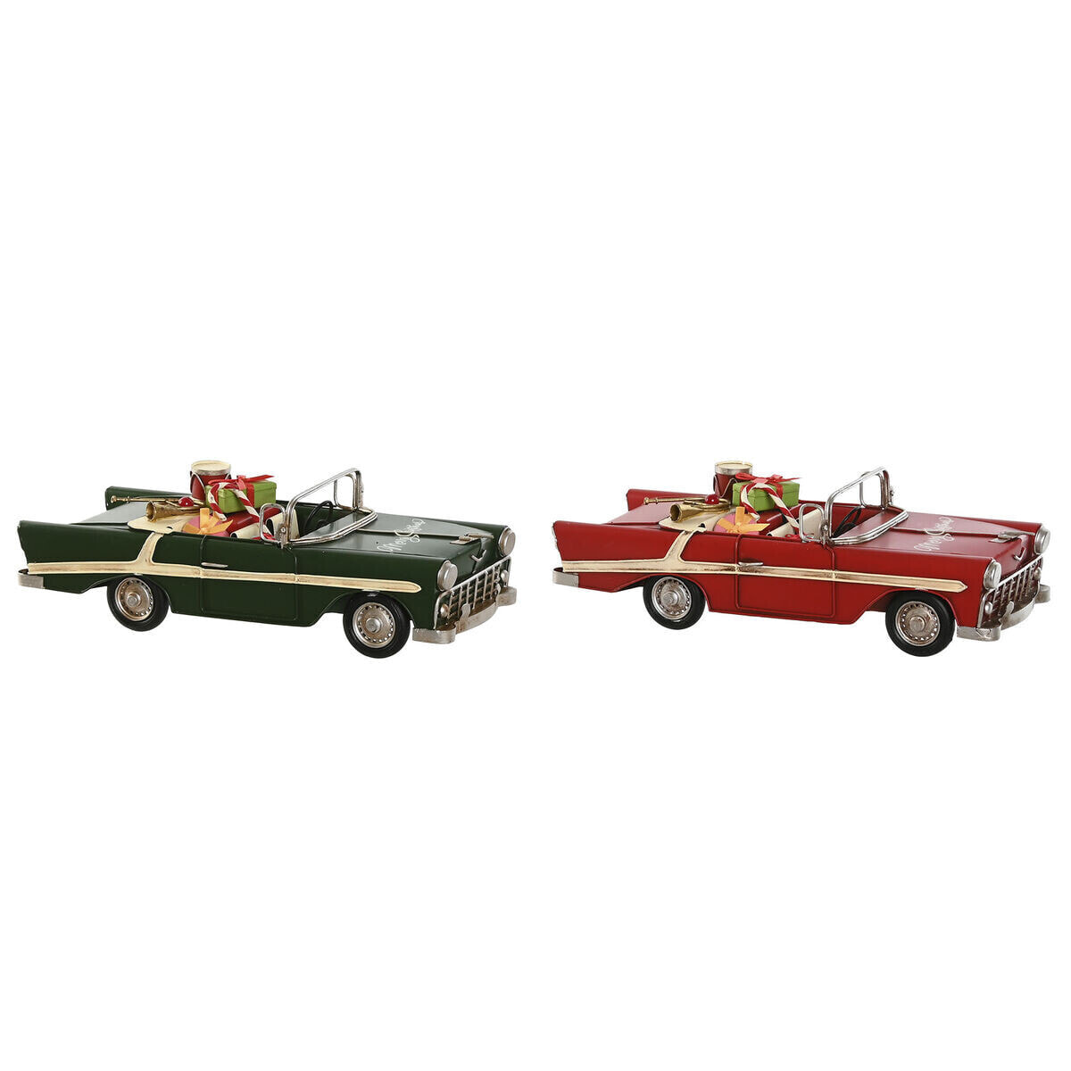 Christmas bauble Home ESPRIT Red Green 37 x 15,5 x 12 cm (2 Units)