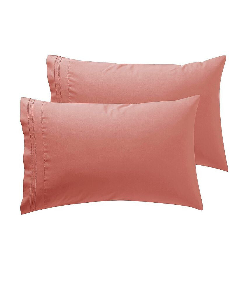 Nestl ultra Soft Hypoallergenic Pillowcase Set - King - 2 Pack