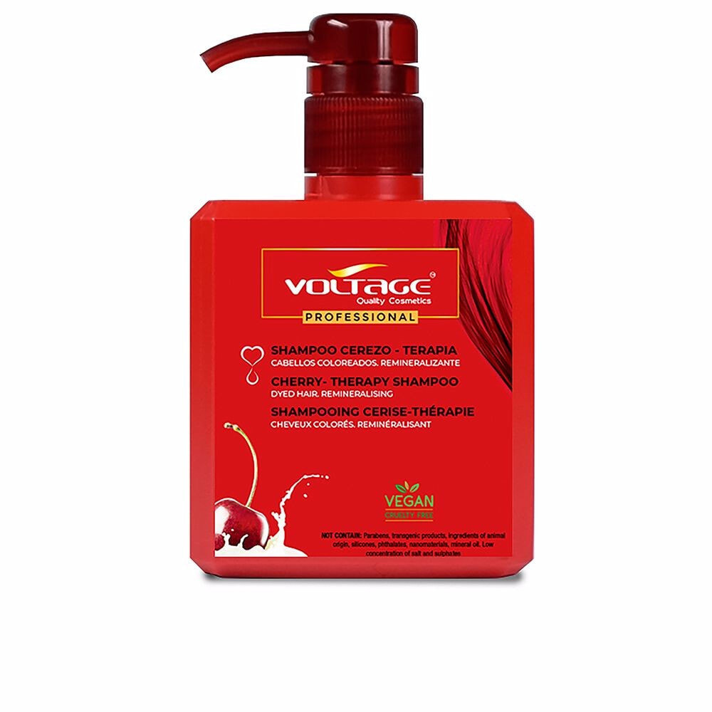 Voltege Cosmetics Cherry-Therapy Shampoo Вишневый шампунь для восстановления цвета красных волос 500 мл
