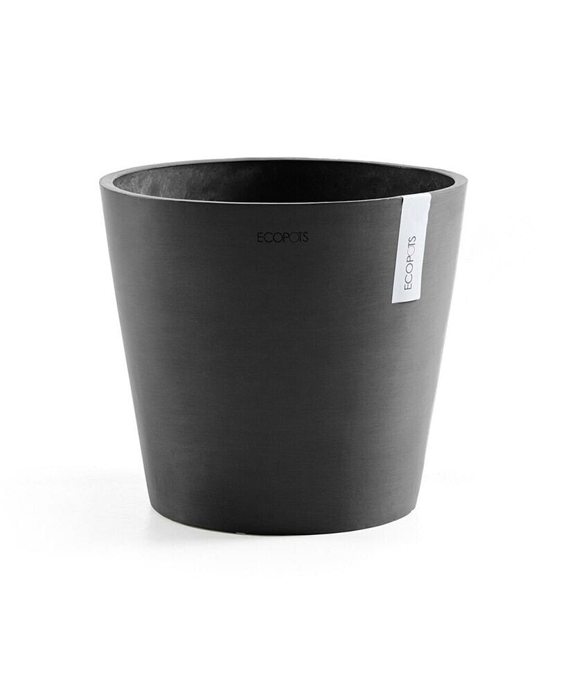 ECOPOTS eco pots Amsterdam Modern Round Indoor and Outdoor Planter, 10in
