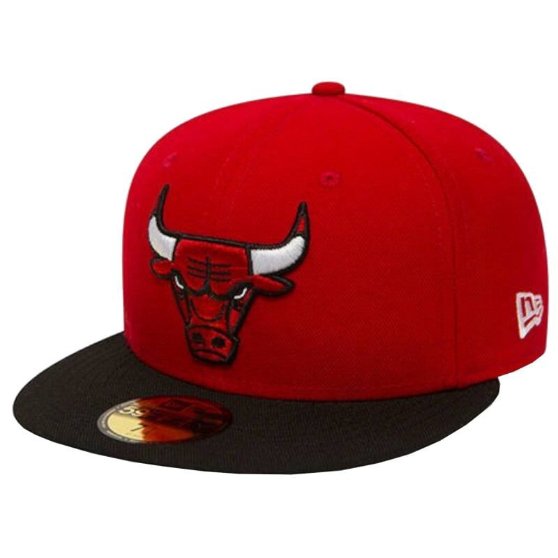 Мужская бейсболка красная с логотипом New Era Chicago Bulls NBA Basic Cap M 10861624