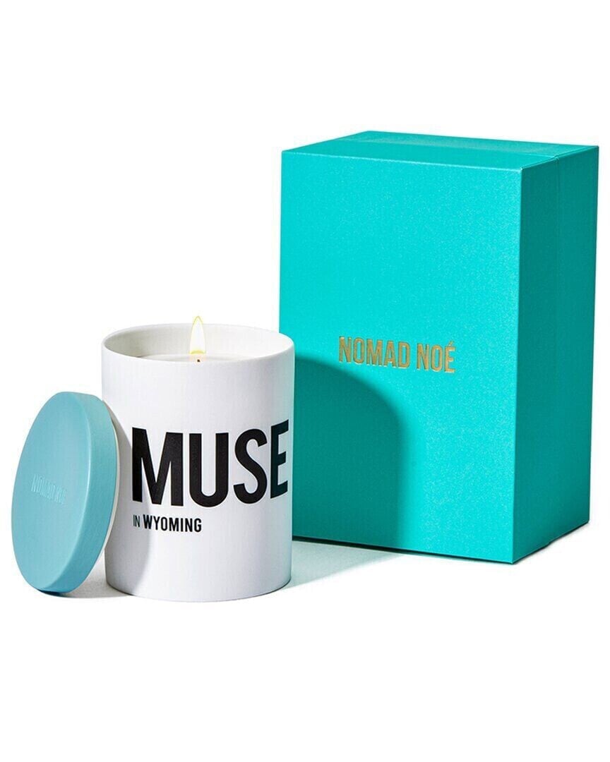 Nomad Noe Muse In Wyoming - Rosa Woodsii & Sandalwood Luxury Scented Candle Blue