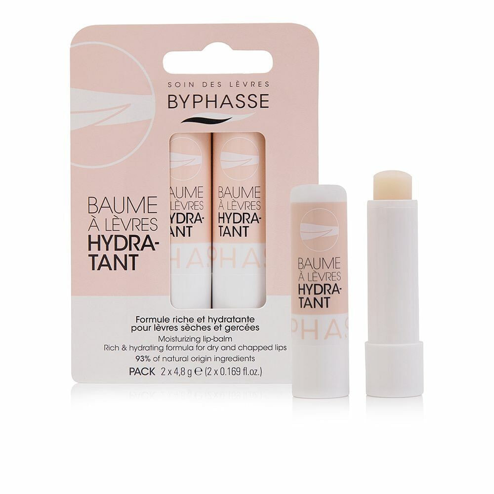 Moisturising Lip Balm Byphasse Bálsamo Labial Hidratante (4,8 g x 2)