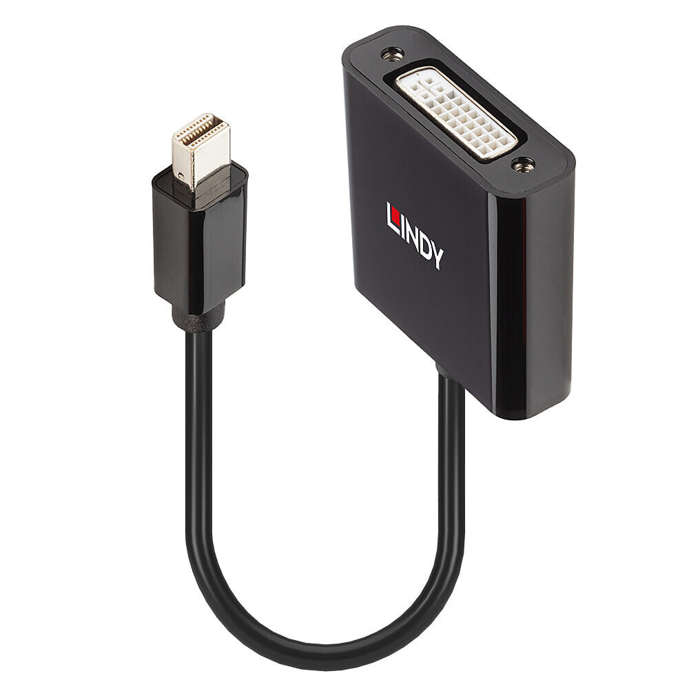 Lindy 41736 гендерный адаптер Mini DisplayPort DVI-D Черный