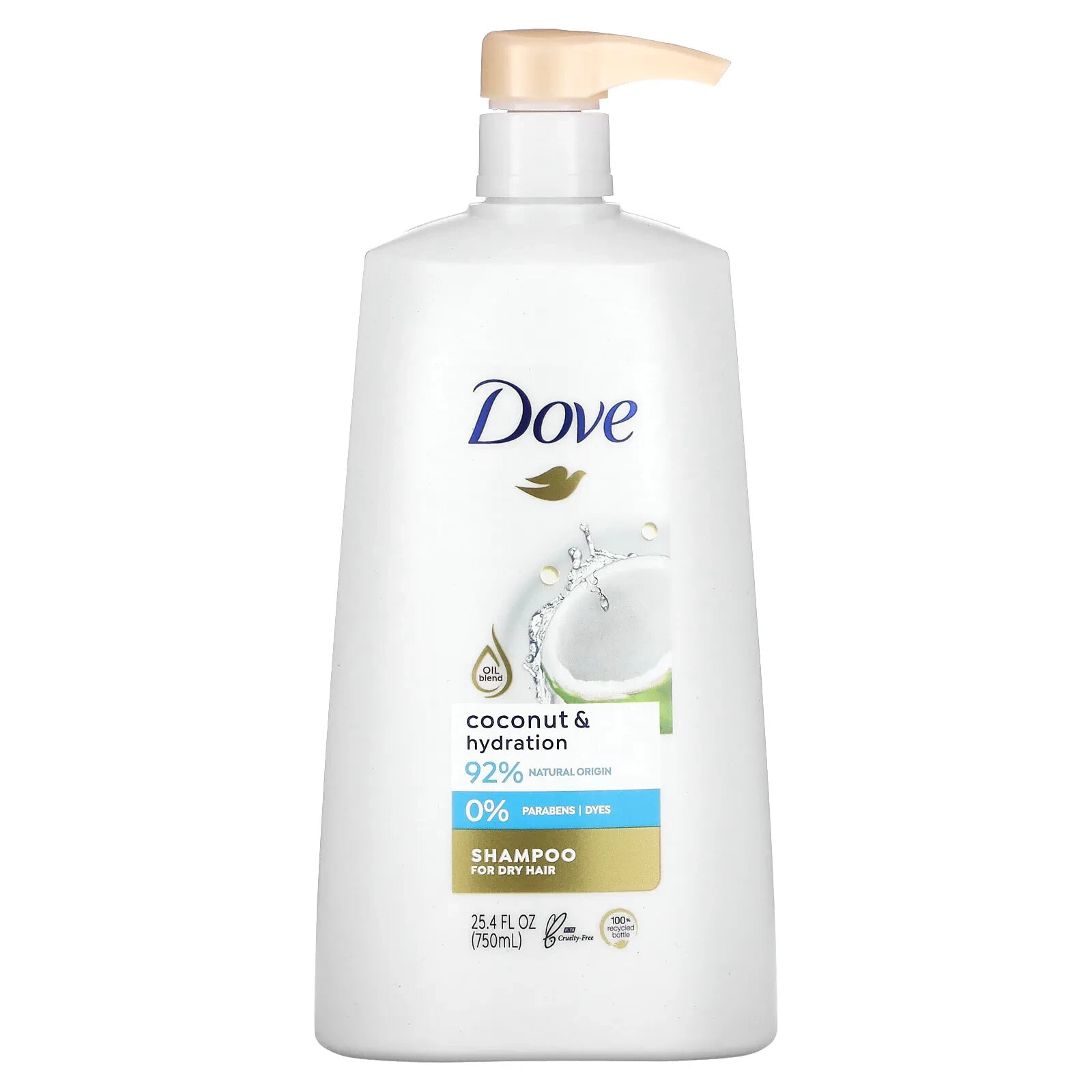 Dove Cucumber & Moisture Shampoo Увлажняющий шампунь с огурцом, для тусклых волос 750 мл