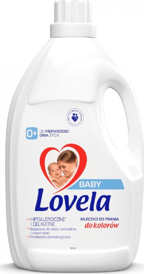 Lovela Hipoalergiczne mleczko do prania ubranek niemowlęcych i dziecięcych do kolorów 2,9l