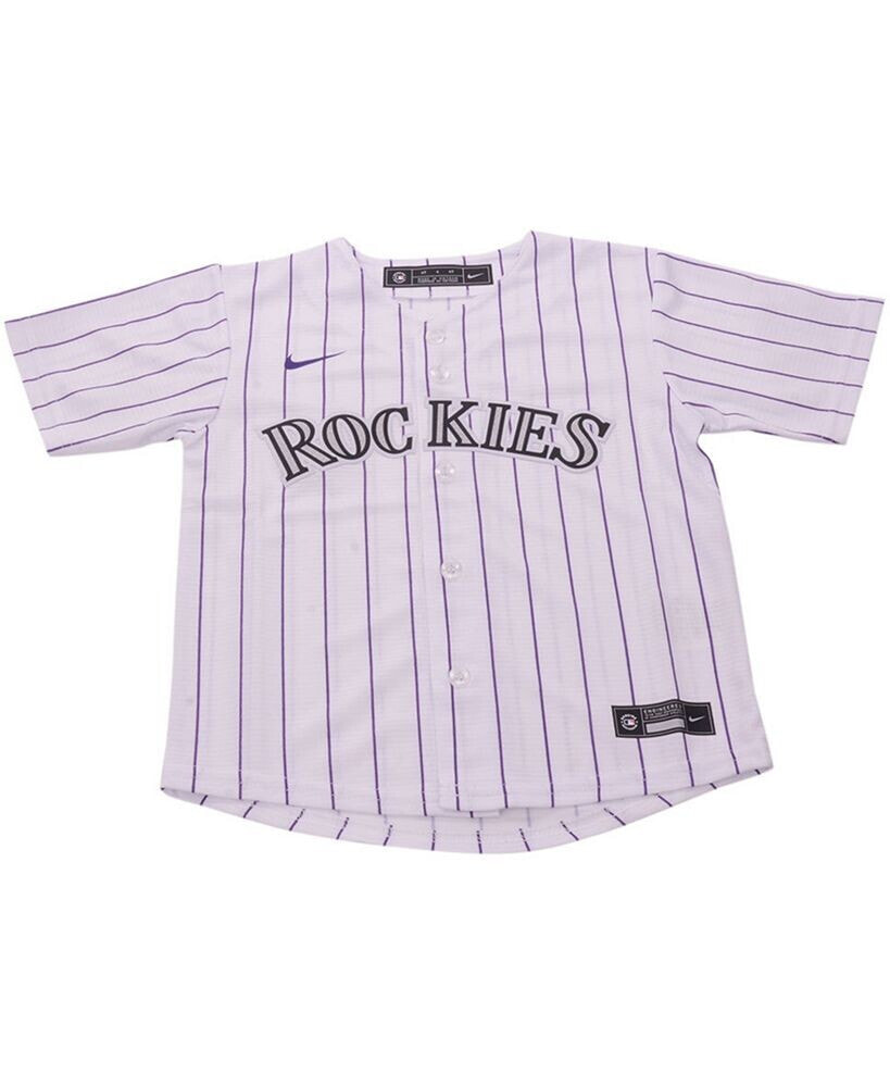 Big Boys and Girls Colorado Rockies Official Blank Jersey