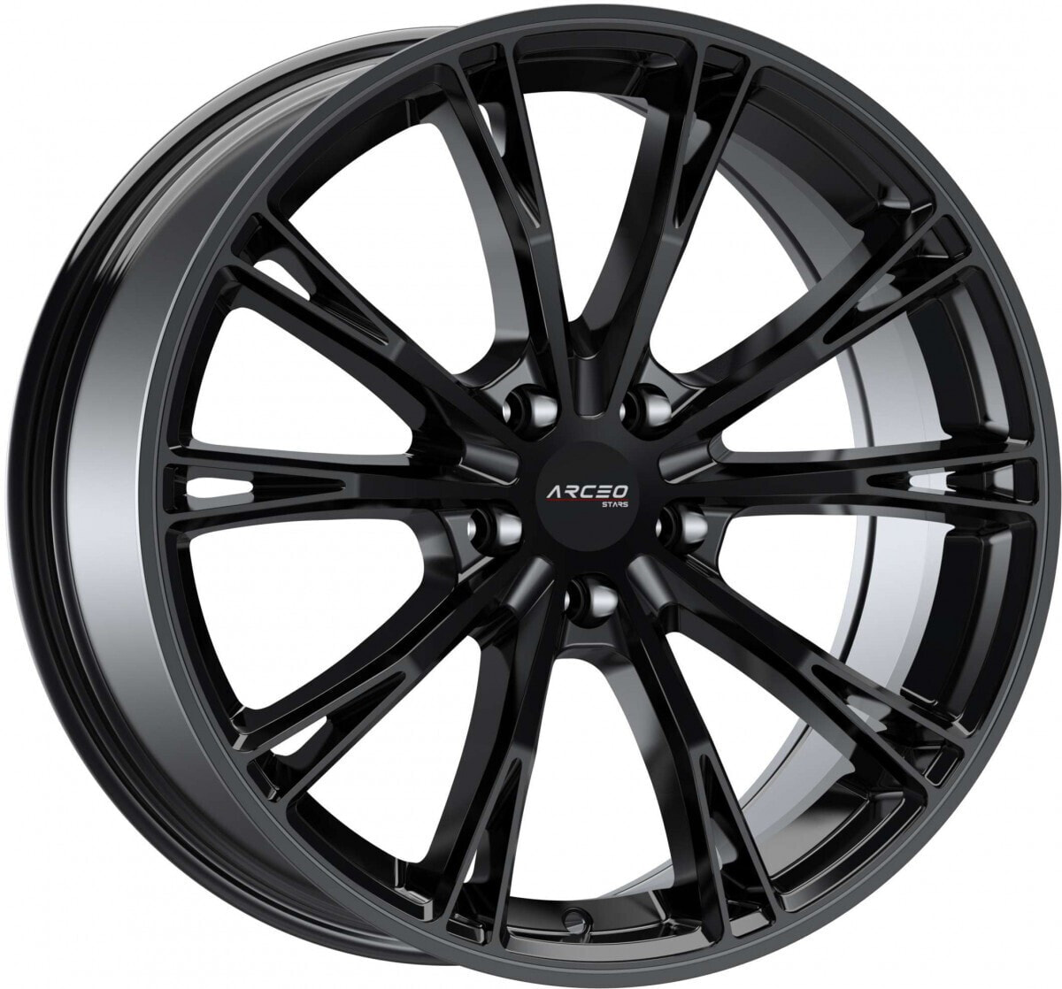 Колесный диск литой Arceo Wheels ASW01 black 8.5x20 ET30 - LK5/112 ML66.45