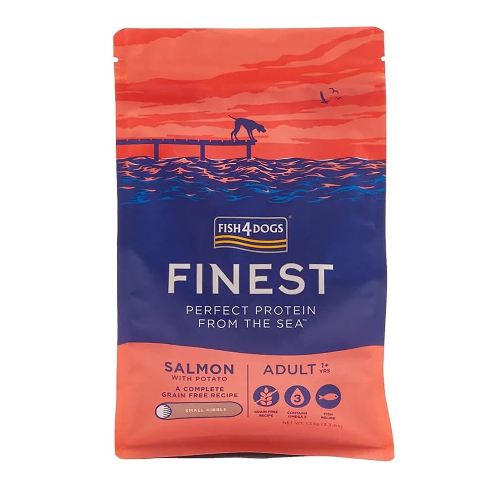 FISH4DOGS Finest salmon dog food 1.5kg